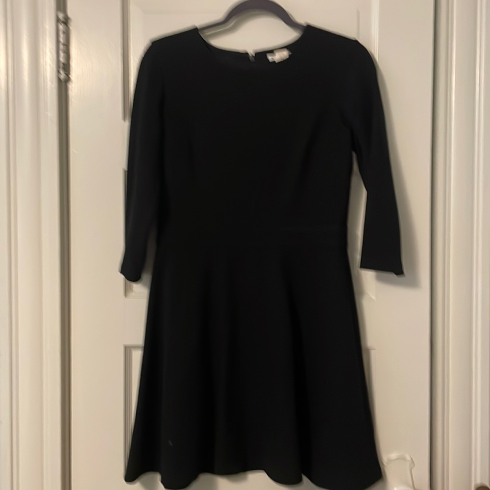 Club Monaco black three quarter sleeve dress